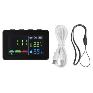 Termoigrometro Digitale Akozon ETP110 - Misura Temperatura, Umidità E Punto Di Rugiada, Con Allarme LED - Foto 3