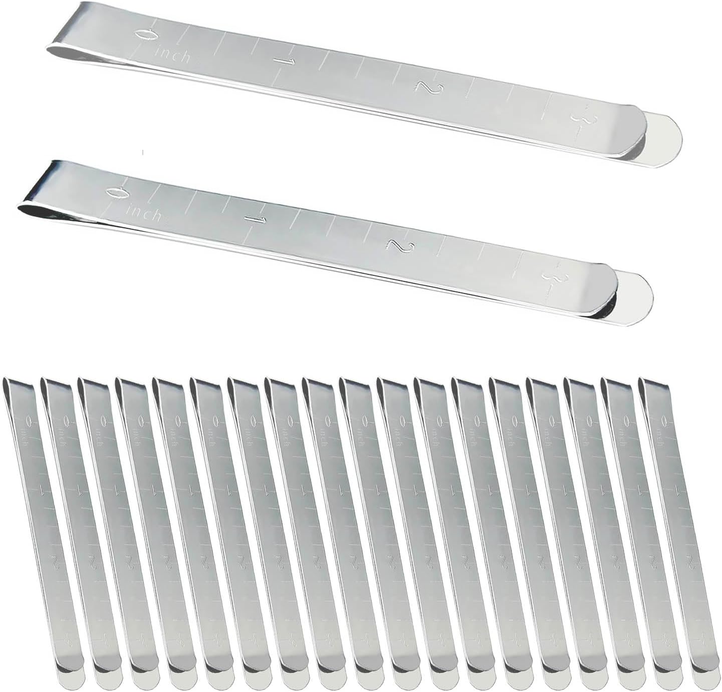 eBoot Lot de 12 Pinces à Nappe en Acier Inoxydable - 7,6 x 4,4 cm eBoot Lot de 12 Pinces à Nappe en Acier Inoxydable - 7,6 x 4,4 cm
