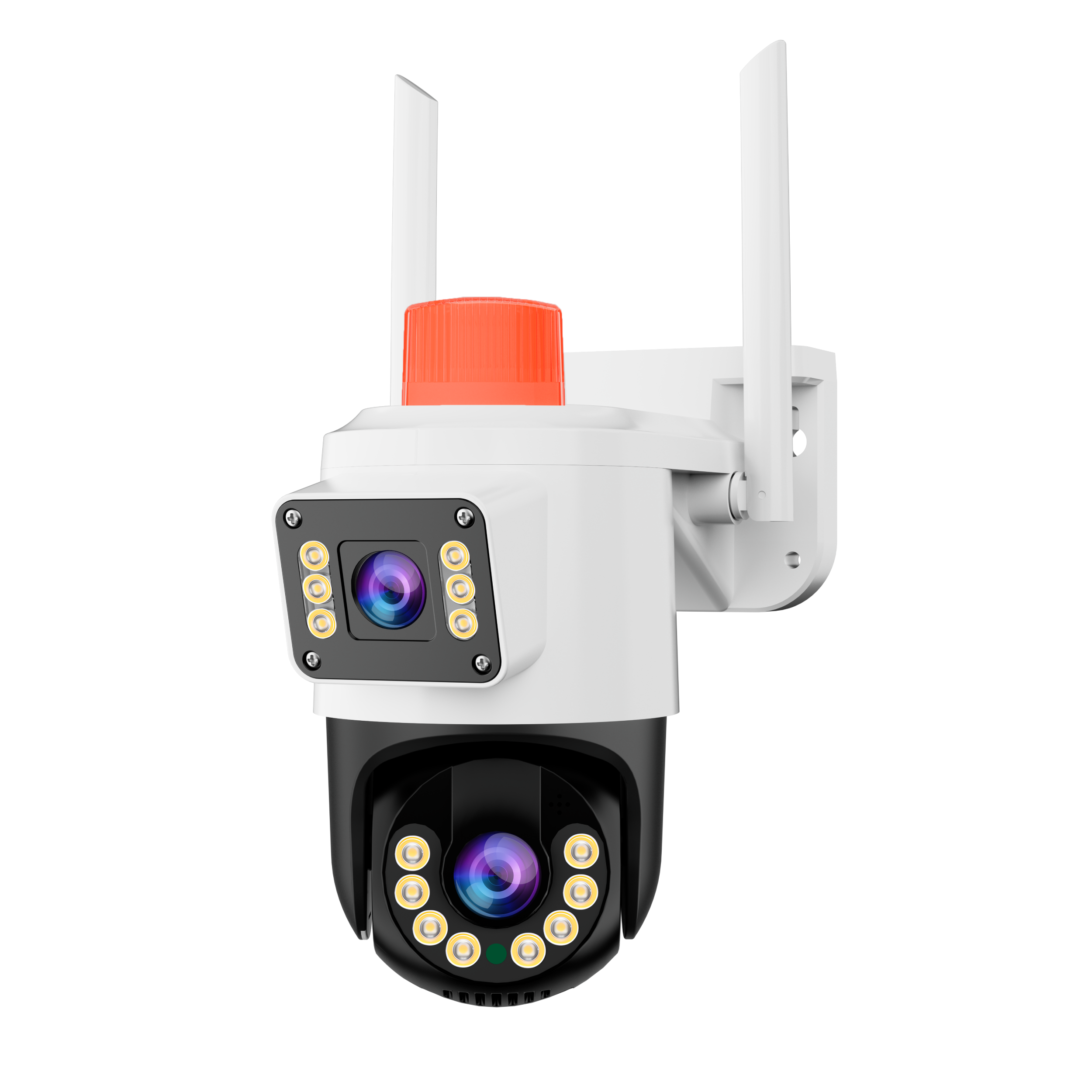 Videocamere Di Sorveglianza EZVIZ H80x Dual 4K Visione Notturna Interna Ed Esterna Rilevamento Ia Audio Bidirezionale