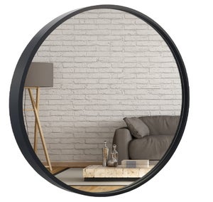 COSTWAY Miroir Porte 2 en 1, 37 x 120 cm, 2 Crochets pour Porte, Grand Miroir Mural, Cadre en Bois, Film Antidéflagrant, Miroir Mural Rectangulaire pour Salon, Chambre, Entrée, Blanc