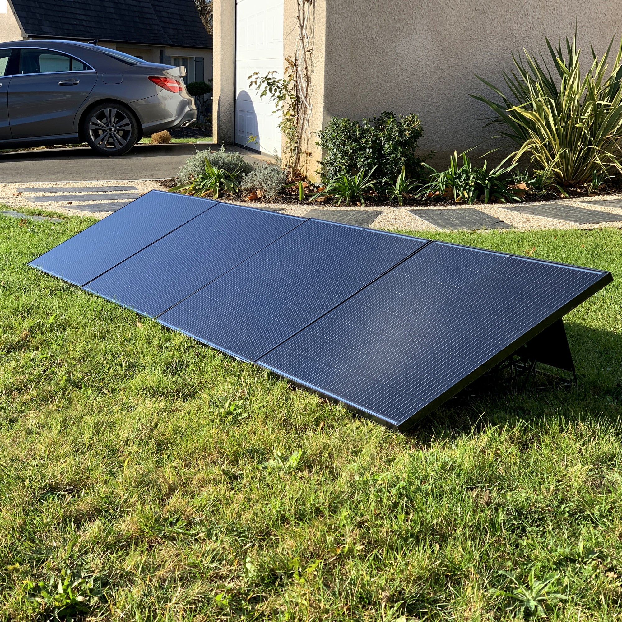 Kit solaire Soria 400W plug and play avec fixation au sol et murale - Avidsen - 127120 - 3