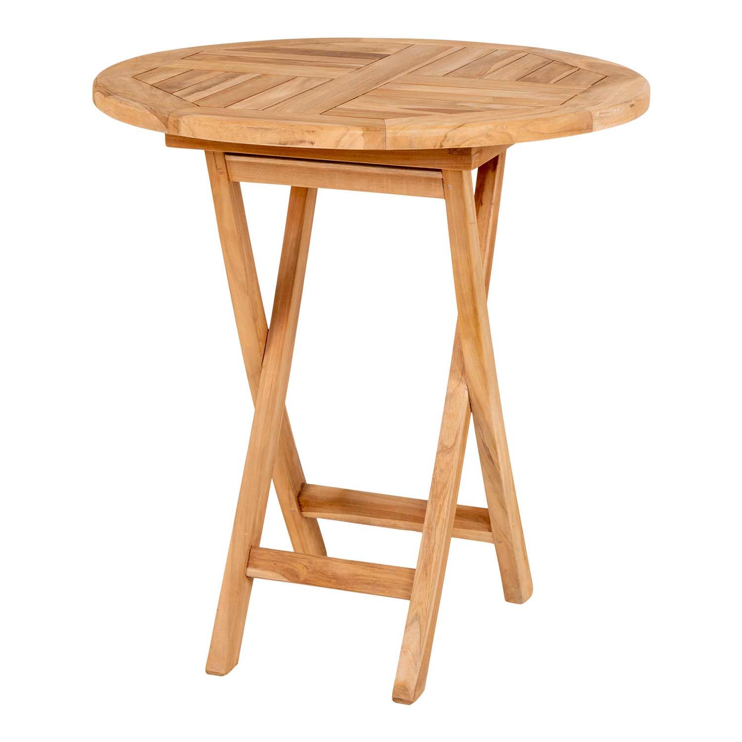 Oviedo stół ogrodowy Ø70 cm tek.