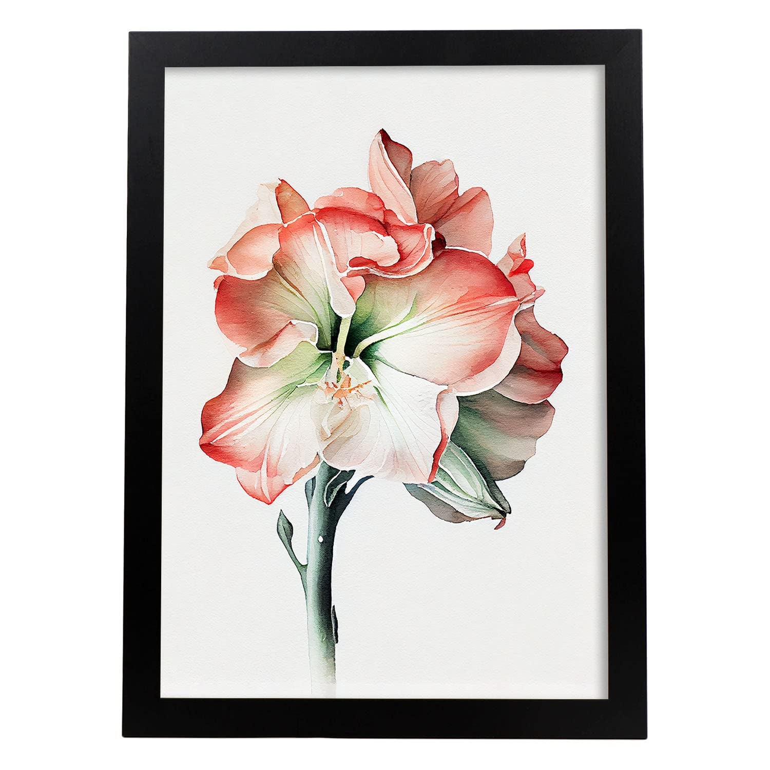 Set Di 4 Quadri Su Tela Botanici Minimalisti – Stampe Floreali Verde Chiaro – 20x25 Cm – Pronti Da Appendere