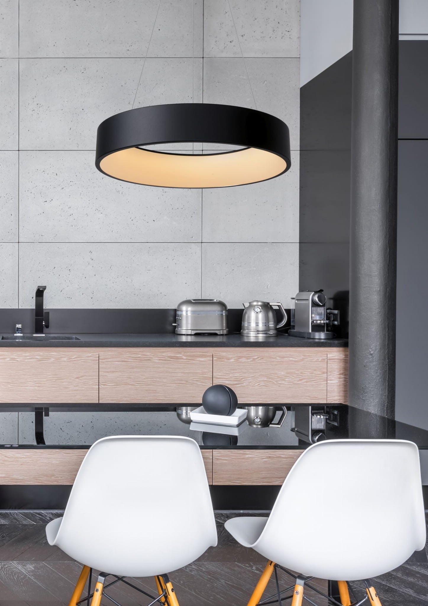 Talowe Led-suspension Led Aluminimum Ø60cm Blanc Lucide - 4