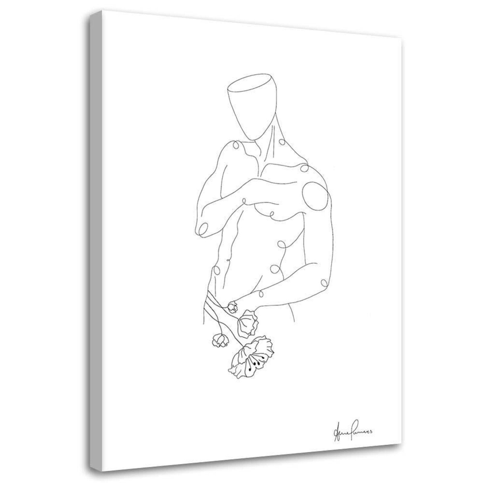 Tableau la figure de l'homme du minimalisme | Leroy Merlin