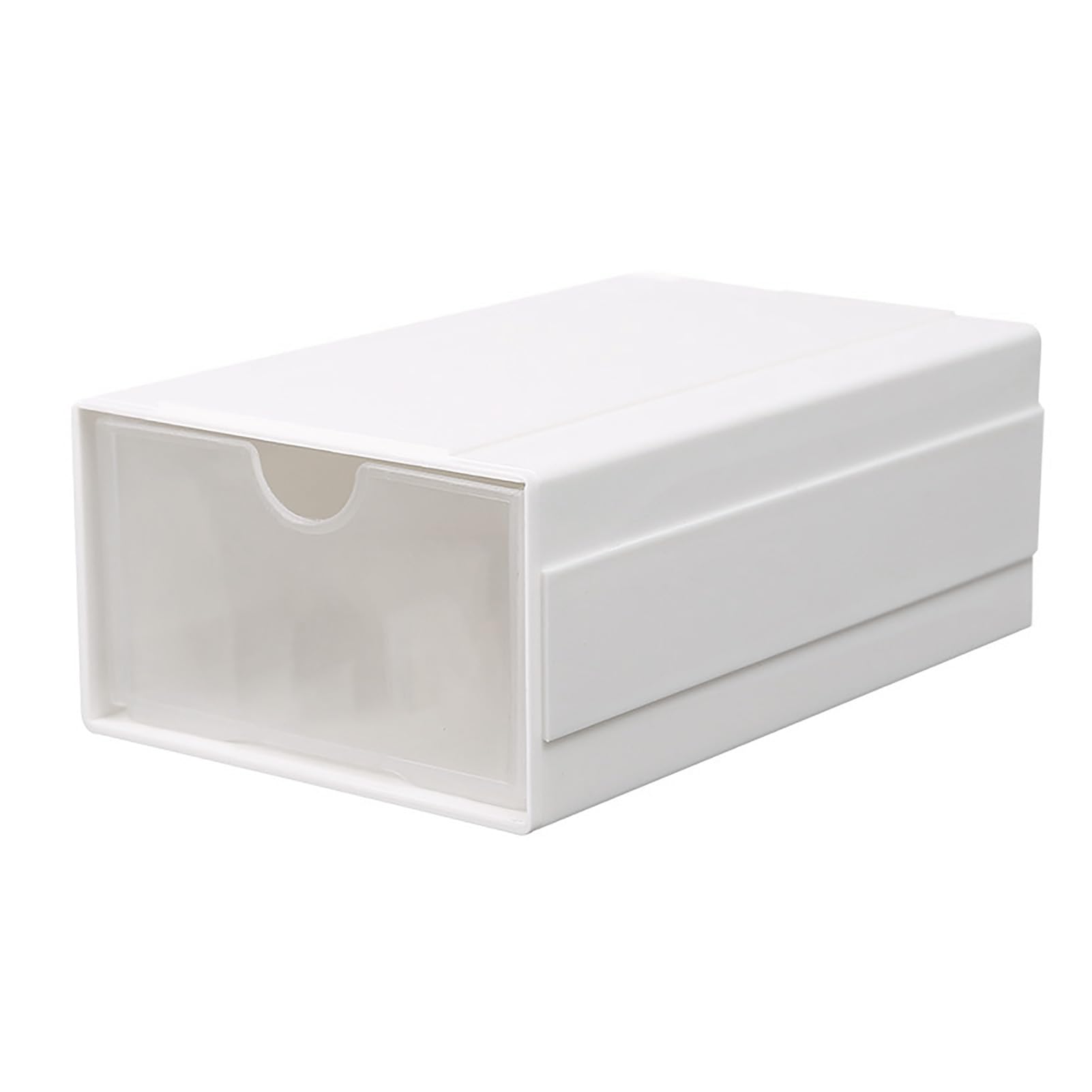 Boîte de rangement à tiroirs en plastique pour bureau, organisateur de rangement à tiroirs, gain de place, conteneur à tiroirs polyvalent pour bure - 6