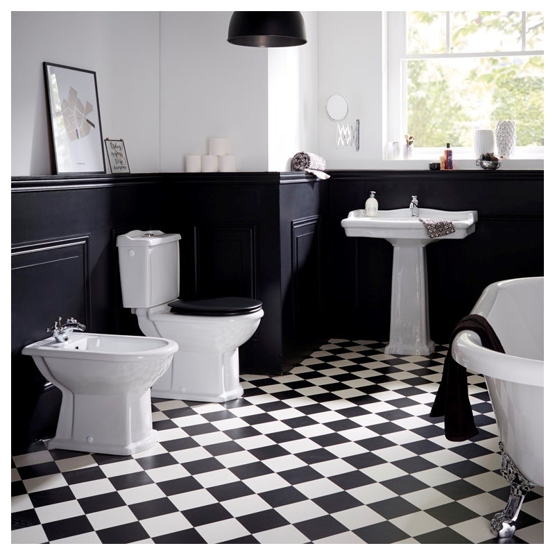 Bidet rétro à poser blanc Ramses - 3