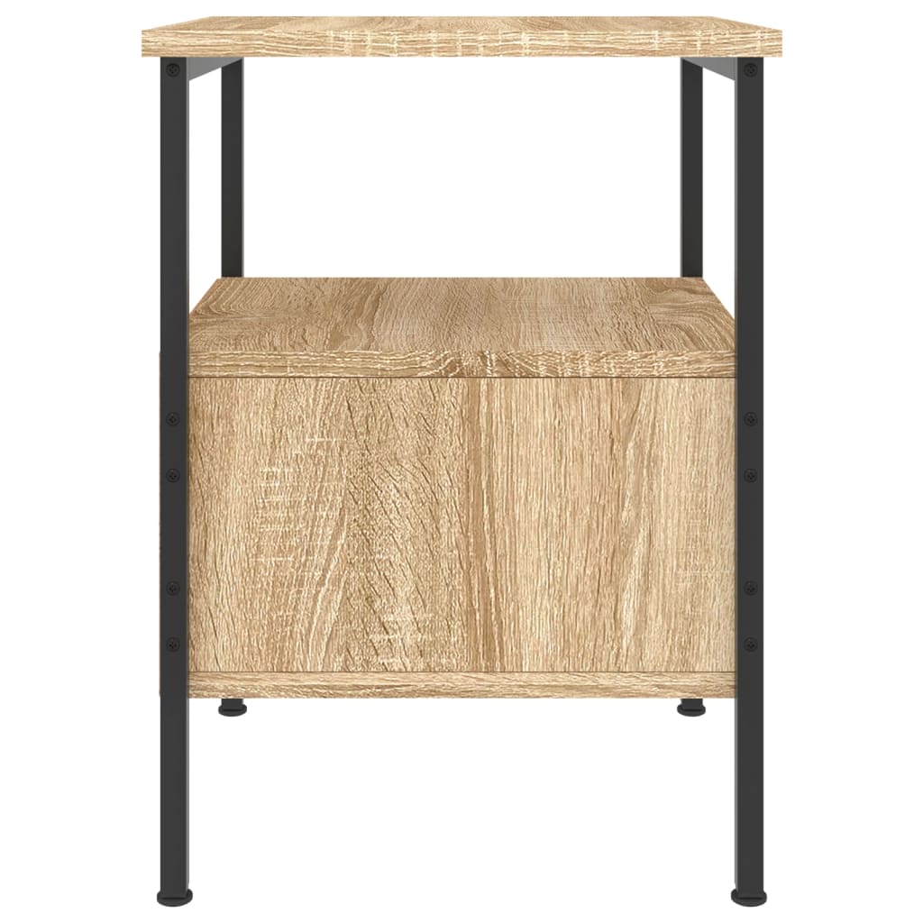 Table de chevet chêne sonoma 34x36x50 cm bois d'ingénierie - 6