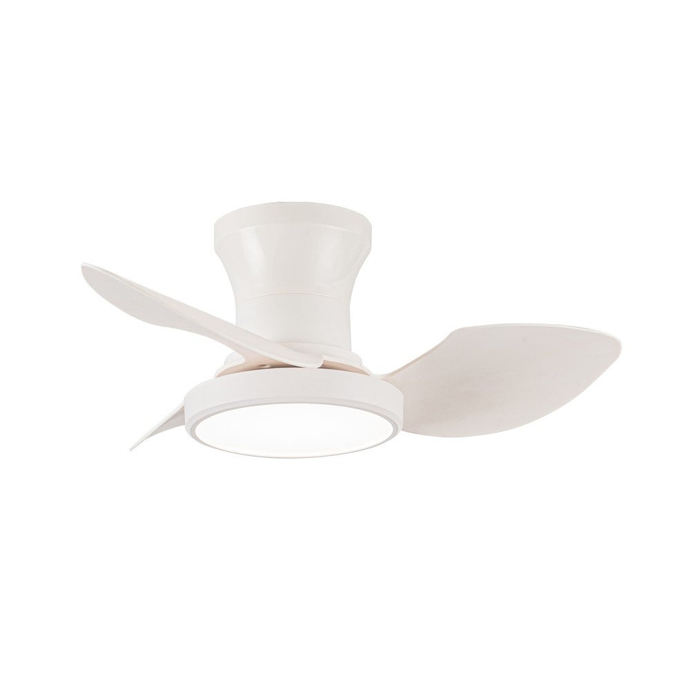 Ventilador de techo con luz motor silencioso dc con mando wonderlamp milfero blanco 66 cm color luz regulable lamparas online