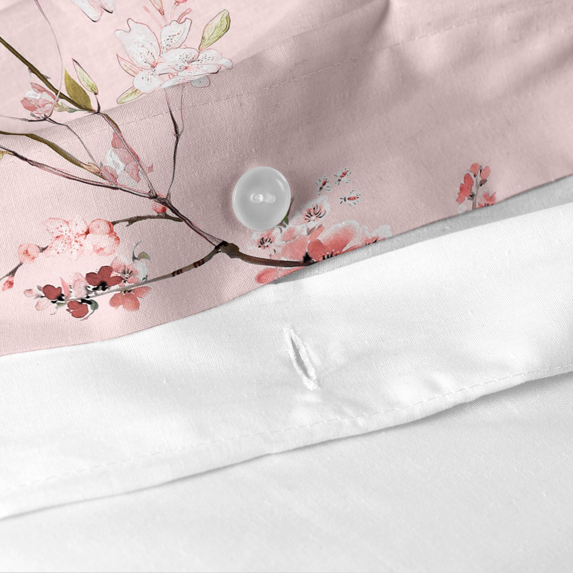 Chinoiserie rose Capa de edredon Cama 180/200 (260x240 cm) - 4