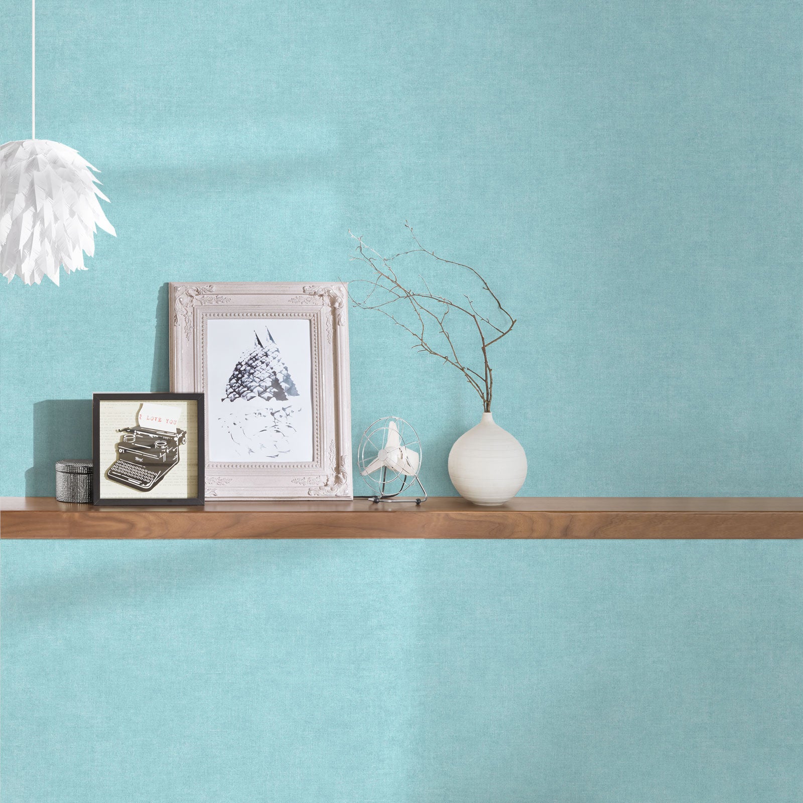 Papel pintado azul claro papel pintado efecto textil mate elegante para dormitorio, baño y salón papel pintado boho chic vinílico y tnt