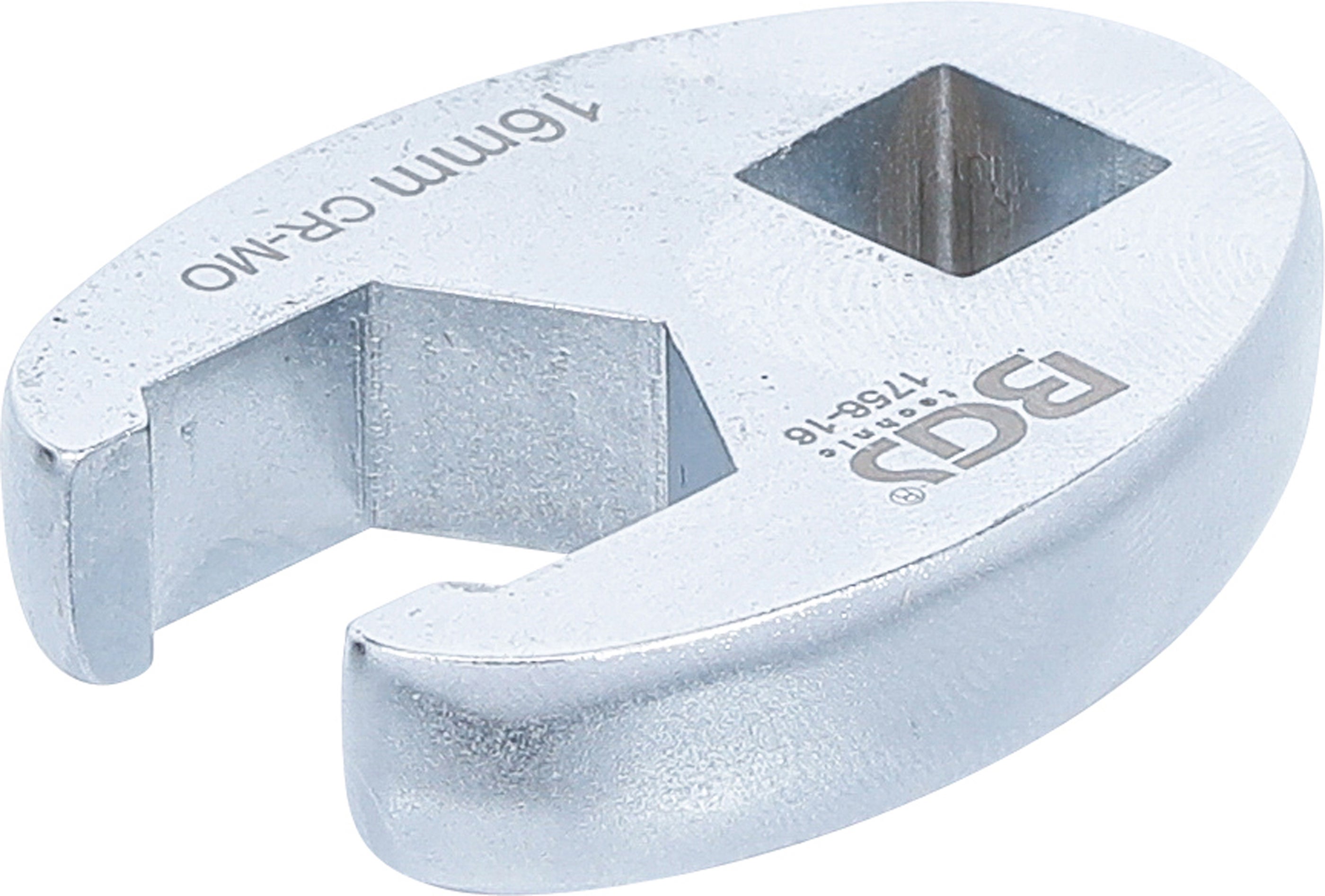 BGS klucz kurza stopka napęd kwadratowy wewnętrzny 10 mm (3/8") SW 16 mm - 1756-16