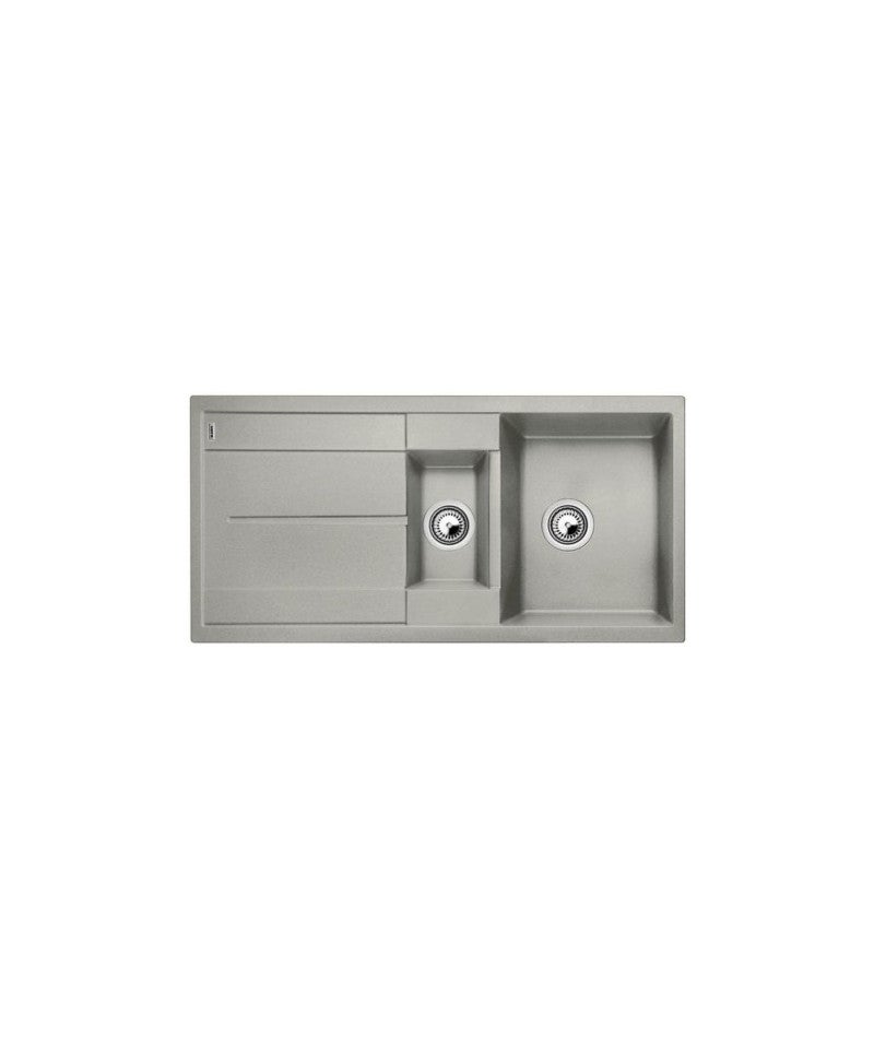 Evier PACK METRA 6S GRIS PERLE/MIDA- S CHROME | Leroy Merlin