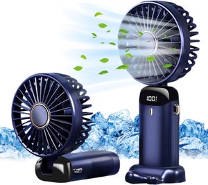 MAGIC JOHN Ventilatore Portatile USB Ricaricabile | 6 Velocità, 4000 MAh, Display LED | Raffreddamento Estivo - 5