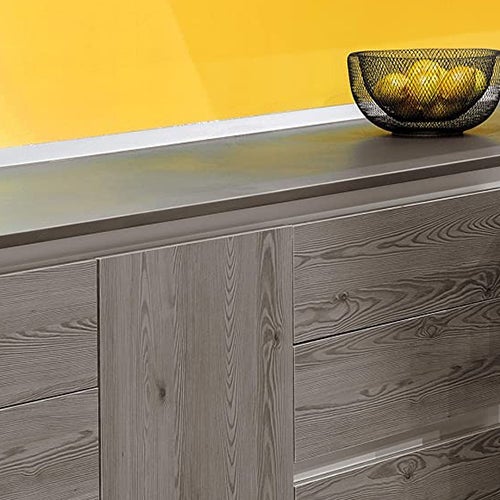 SET ALZATINA TRIANGOLARE IN ACCIAIO INOX PER CUCINA COMPLETA DI ACCESSORI LUNGHEZZA 2 METRI - 6