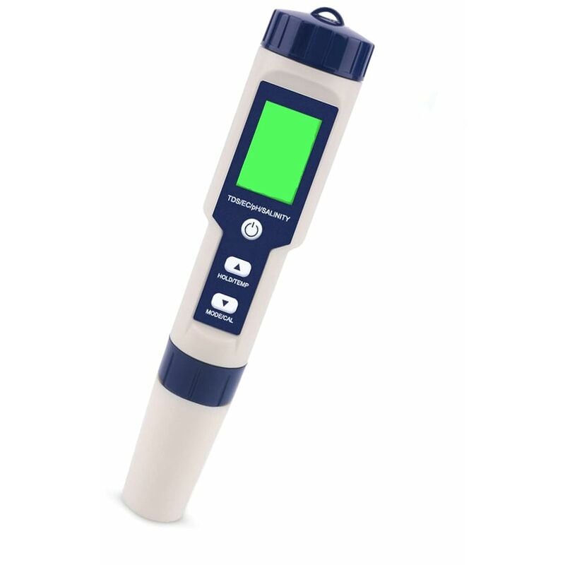 Testeur PH Mètre, Testeur PH Piscine électronique 3-en-1, TDS Mètre