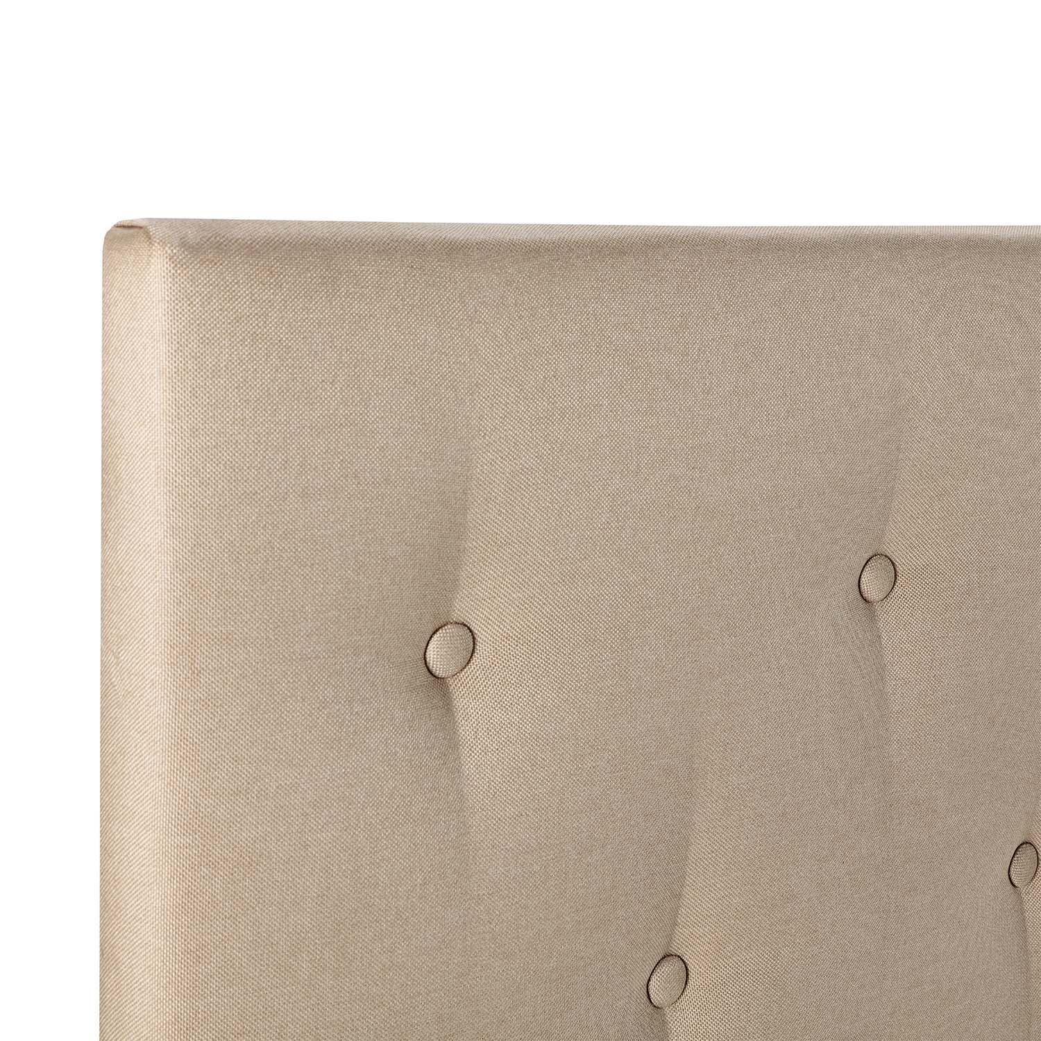 Cabecero tapizado Turin 150x60 cm color Beige - 5