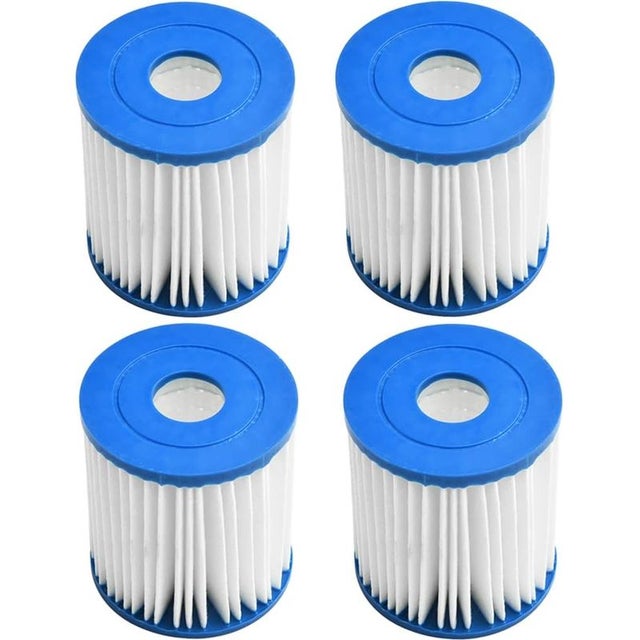 Lot de 4 filtres de rechange pour Intex, piscine 28601/28602 pour ensemble Intex Type H 29007E - Pour piscines hors sol et