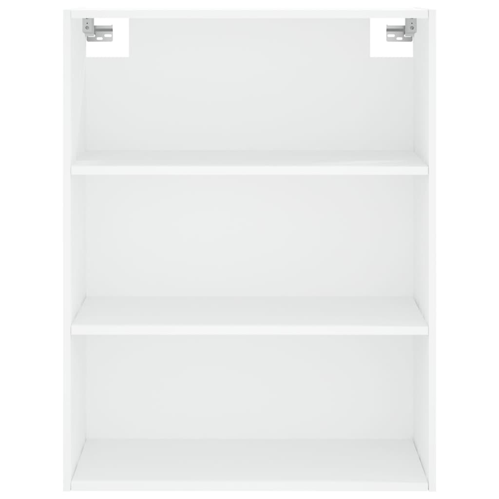 Buffet haut Blanc 69,5x34x180 Bois d'ingénierie - 6