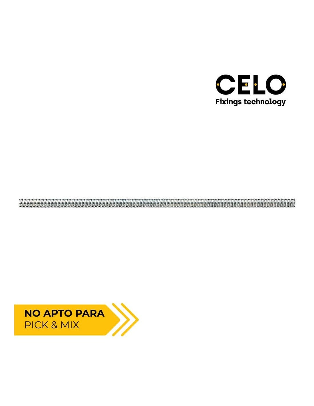 Boîte de 100 tiges filetées CELO 6mmx1m ZINGUÉ - 2