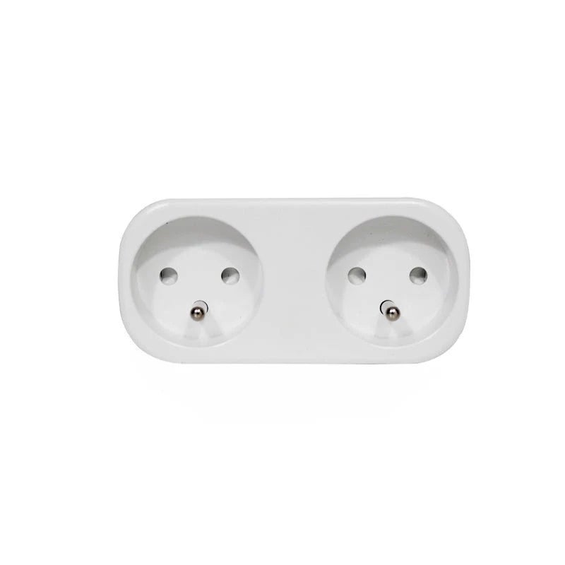 Prise Connectée WiFi Double avec Minuteur et Compteur de consommation - SILAMP - 6