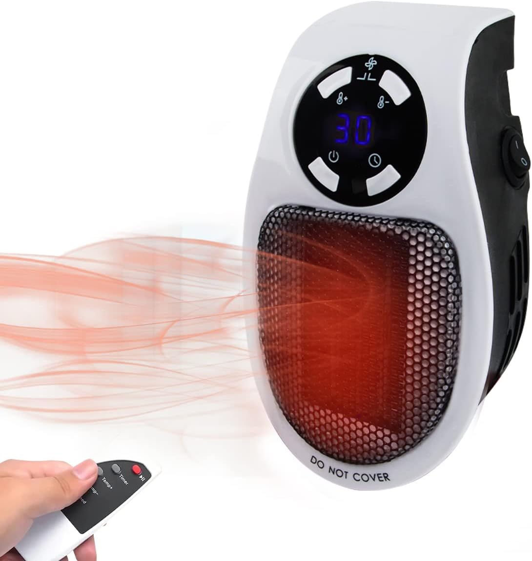 Radiateur D'appoint Mini 500W - Chauffage électrique Portable - Pour Intérieur/voiture/camping - 220V - 7