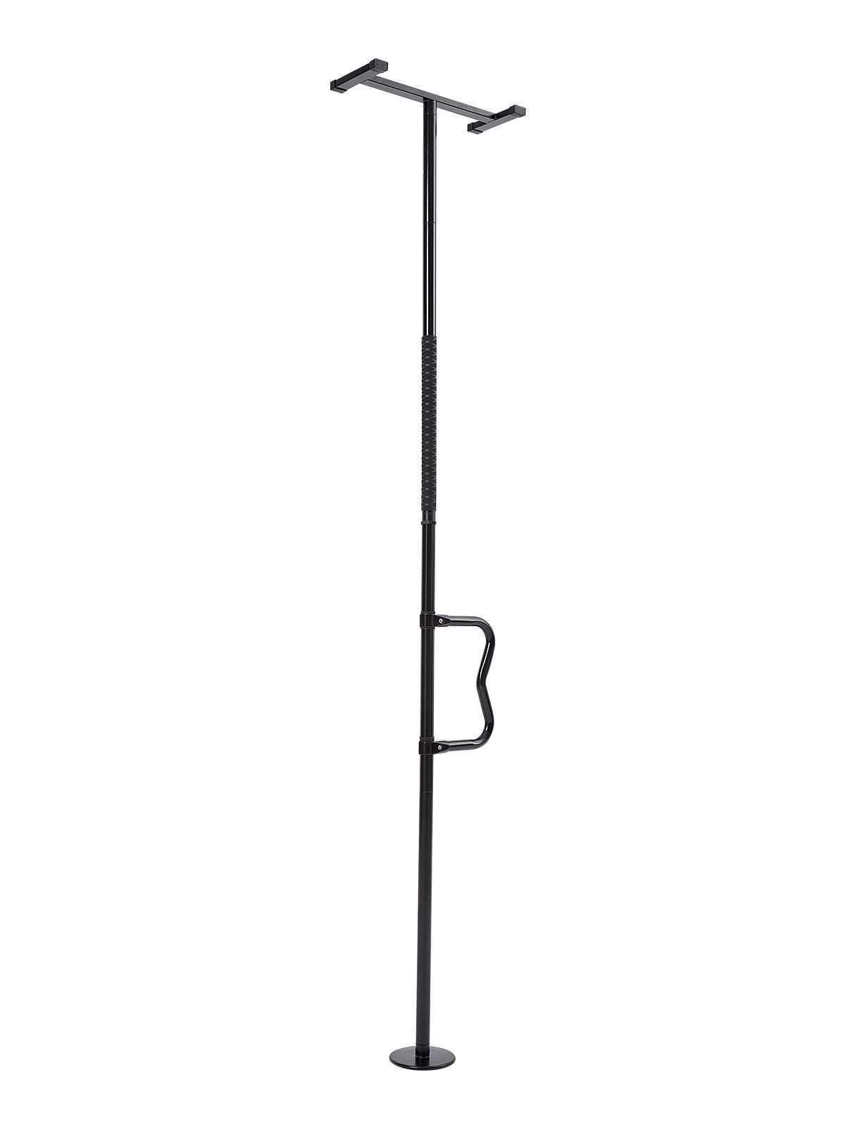 Uchwyt bezpieczeństwa do podłogi, sufitu, 136 kg, wysokość sufitu 305 cm, czarny VEVOR