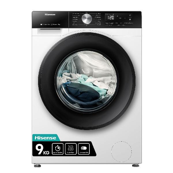 Lavadora carga frontal Hisense Serie 3S WF3S9043BW3 9 kg 1400 rpm clase A WiFi blanca - Imagen 4