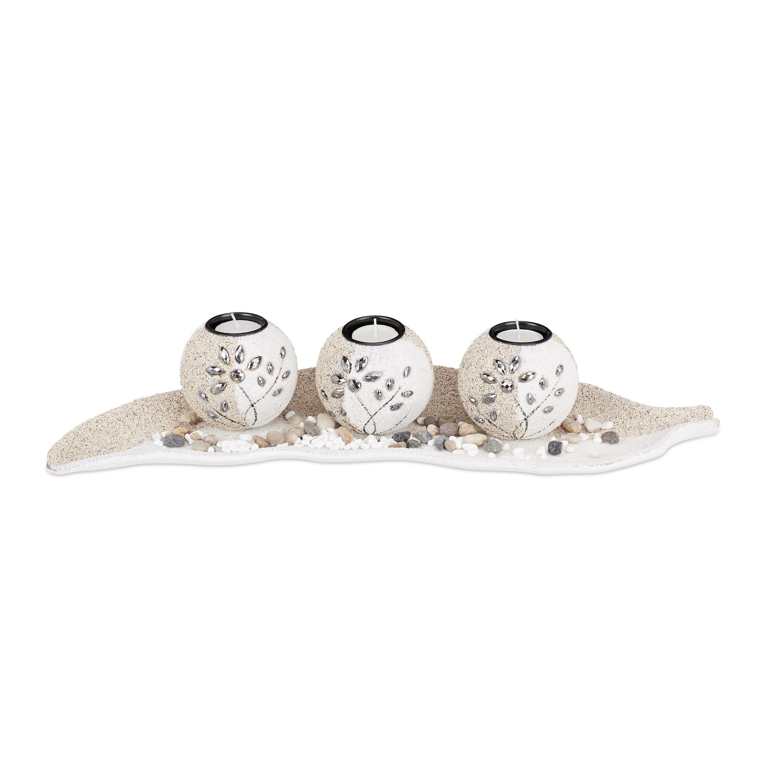 Relaxdays Vasetti Portacandele Galleggianti, Set 12, Porta Candele e Lumini da Acqua, HxD 3,5 x 8 cm, Vetro, Trasparente