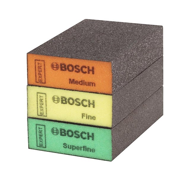 Bosch Accessories EXPERT S471 2608901175 Bloc abrasif (L x l x H) 97 x 69 x 26 mm 3 pc(s)