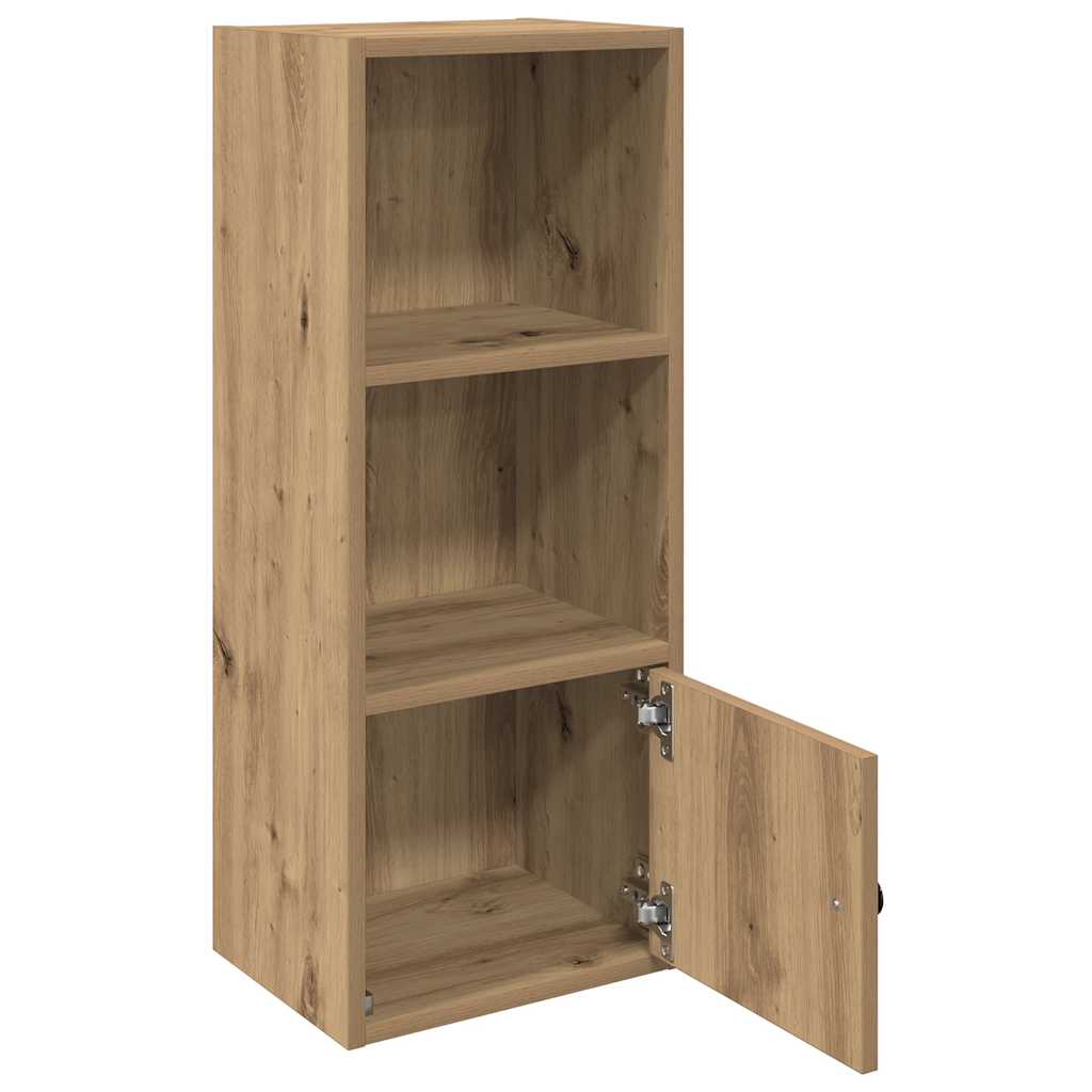 Bibliothèque pour Bureau en Bois Marron H. 77 x l. 31 x P. 24 cm - 4