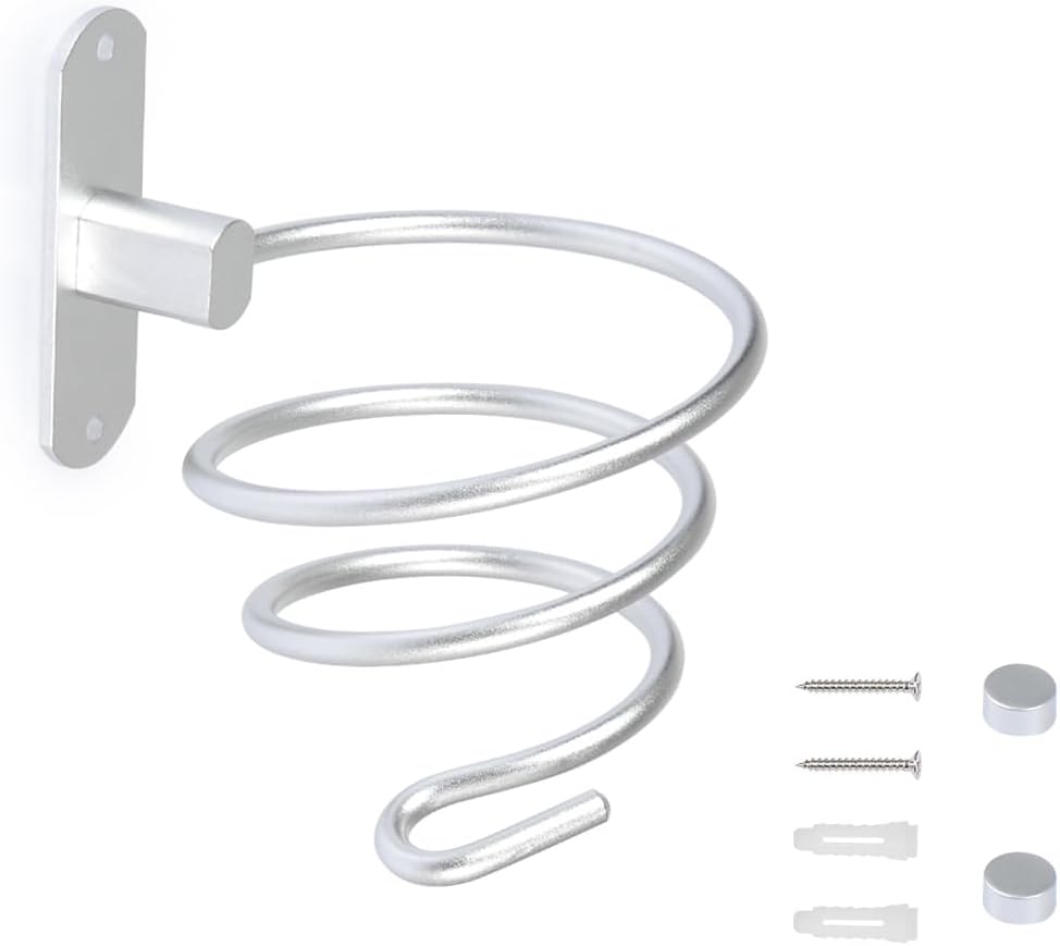 Uchwyt ścienny na suszarkę do włosów samoprzylepny uchwyt na przyssawkę do suszarek do włosów odpowiedni do sypialni łazienek i salonów fryzjerskich