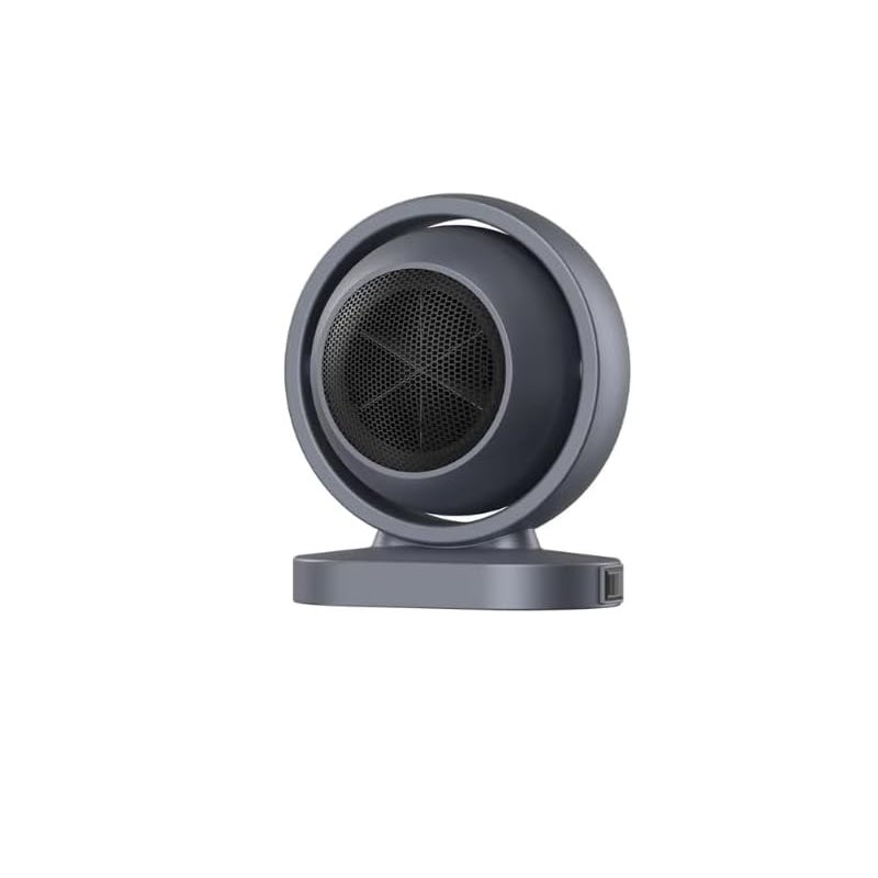 Wysokowydajny grzejnik stołowy, szybkie nagrzewanie, energooszczędny, mały przenośny elektryczny grzejnik domowy, szary