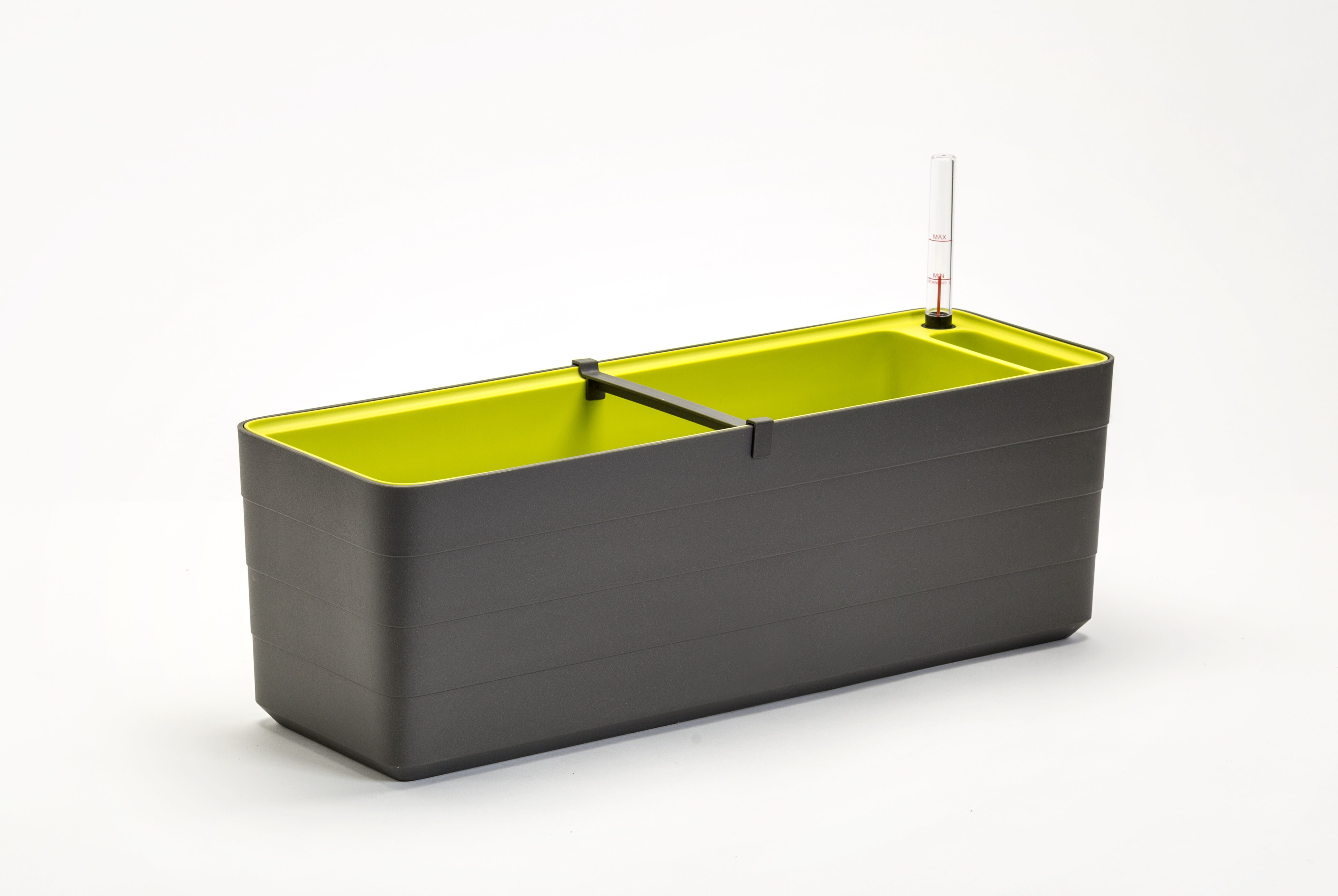 Skrzynka balkonowa BERBERIS Rim Kowalczyk 60 cm antracyt z uchwytami 1 kpl