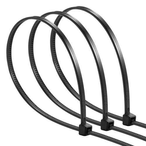 Fascette in nylon nero Q-Connect 200x2,5 mm Fascette in nylon nero Q-Connect 200x2,5 mm