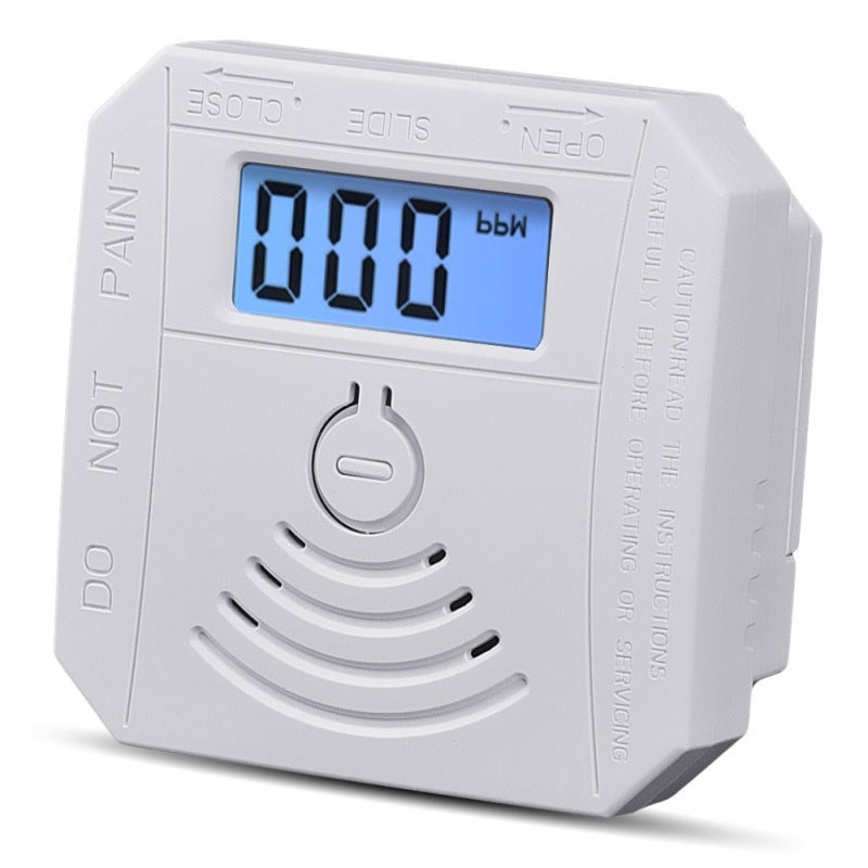 Alarma audible y visual de monóxido de carbono (CO), función de ...