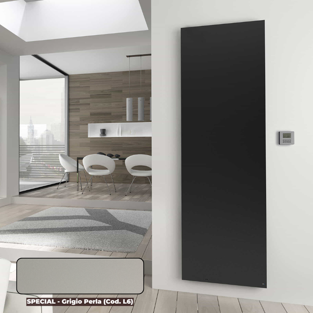 Radiateur decoratif électrique RELAX 1100W gris perle - IRSAP - REPD061AL6A401NN