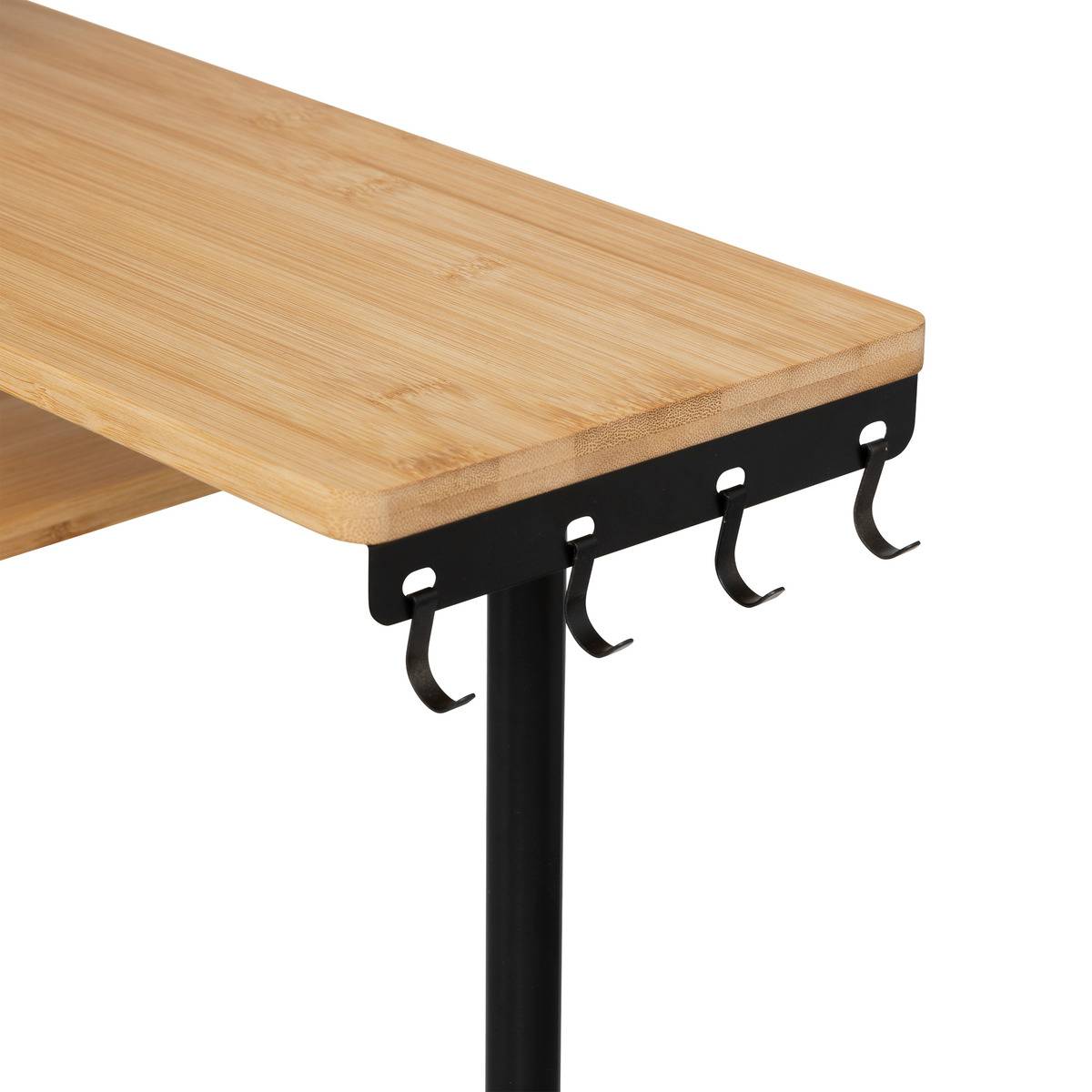 Étagère d'angle 3 niveaux beige - 5five - 4