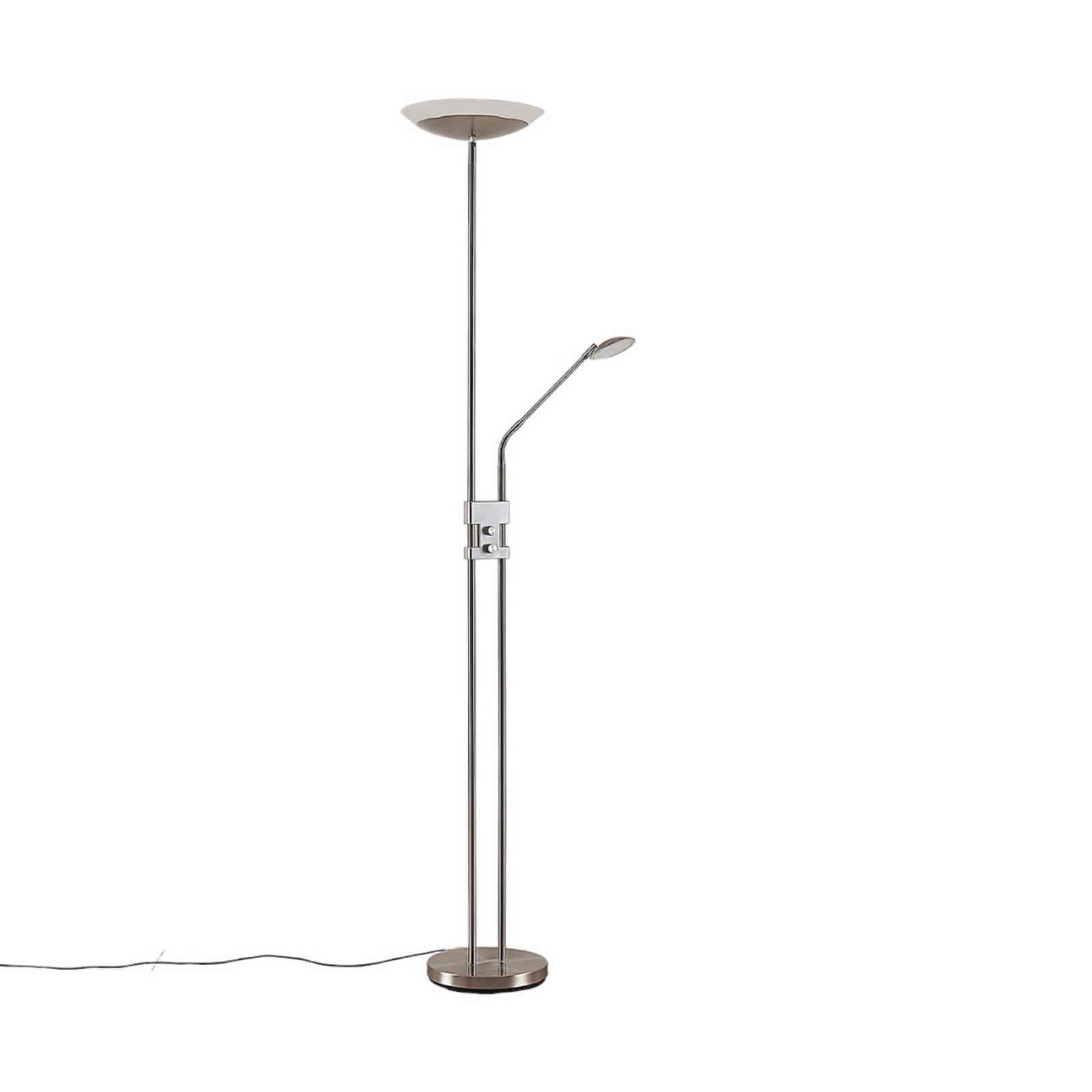 Lindby Lampadaire LED Jonne, bras liseuse, dim, rond, Lampadaire Sur ...