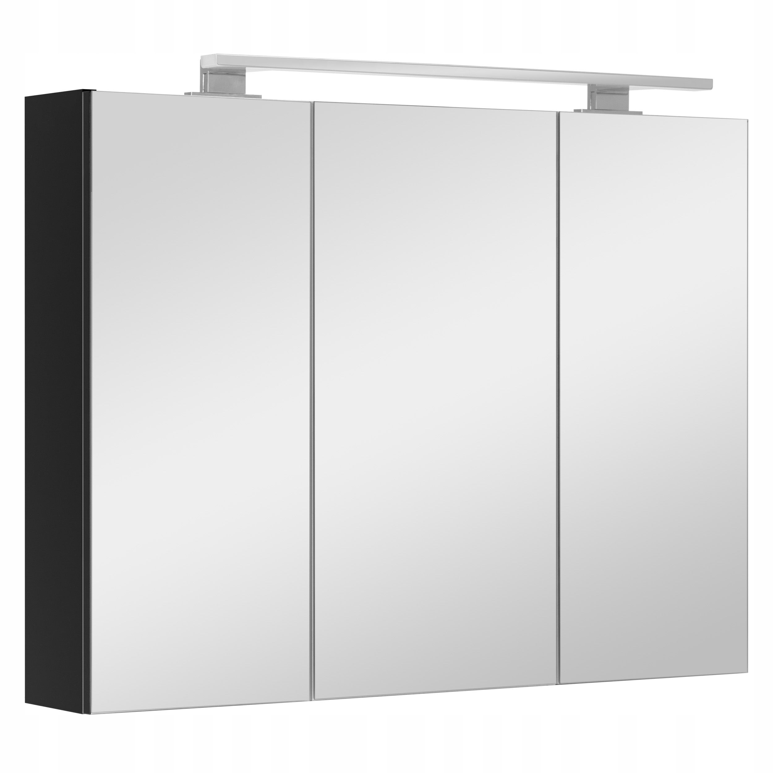 Szafka łazienkowa z lustrem oświetleniem lampką led lustrzana wisząca 80 cm