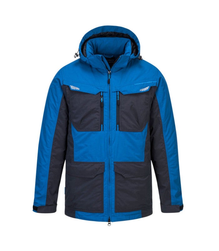 Veste De Pluie Portwest Classique - Imperméable, Capuche, Taille EU/UK, Marine