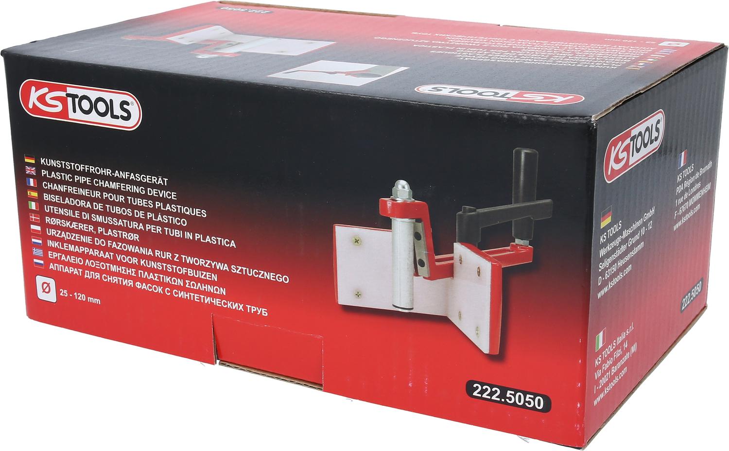 Appareil à chanfreiner les tubes plastiques Ø 20 - 120 mm - 5