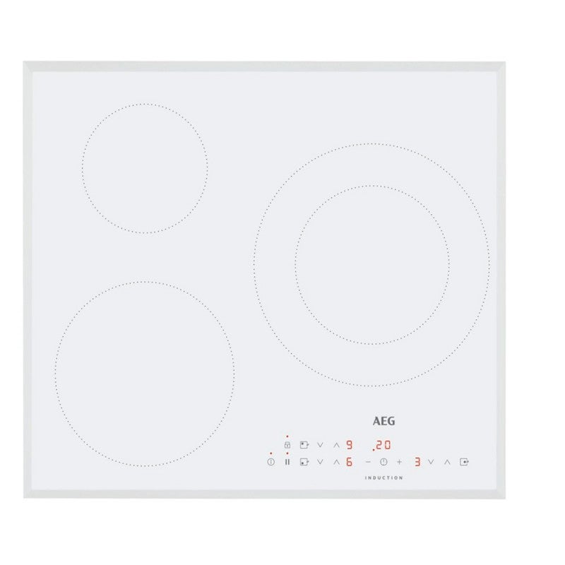Placa Inducción AEG IKB63300FW 3f Bisel Blanco