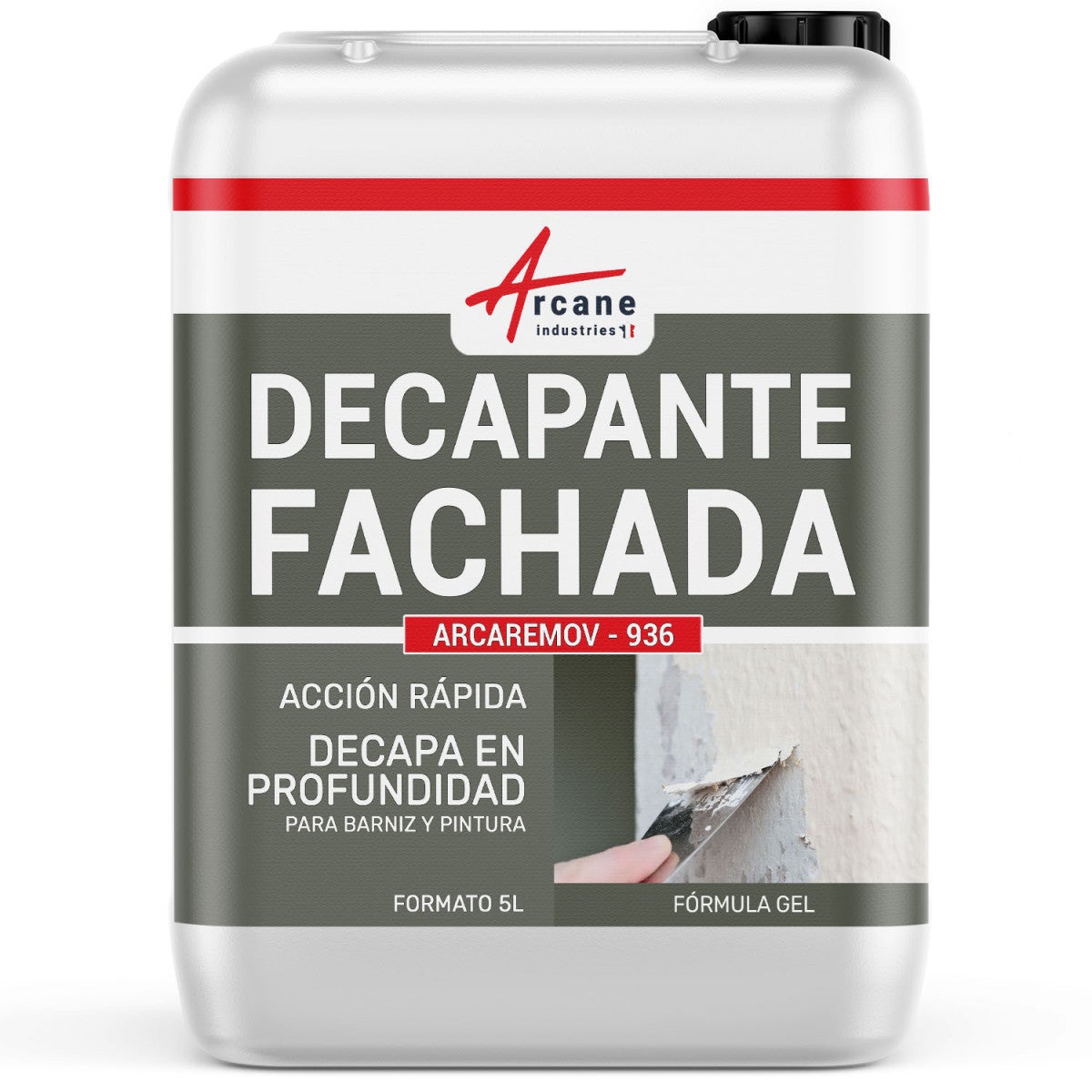 Decapante De Pintura Para Fachada ARCAREMOV 936 5 L ARCANE decapante-de-pintura-para-fachada-arcaremov-936-5-l-arcane