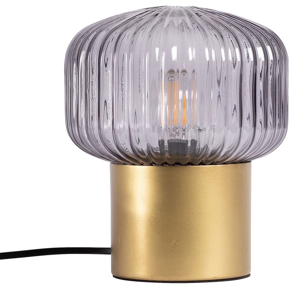 Lampa stołowa JANY mosiężno-dymiona 1xE14x40W Lucide