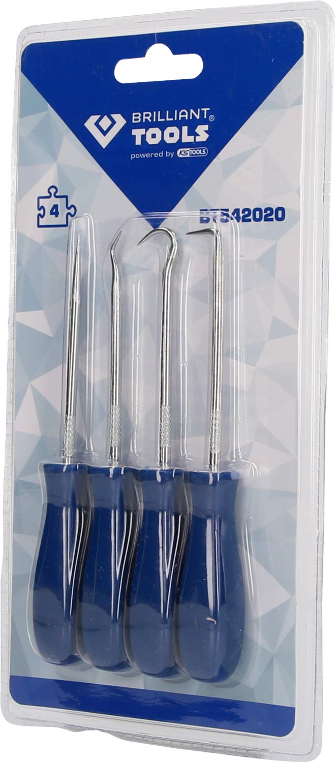 Brilliant Tools Kit d'outils crochets, 4 pcs - 6