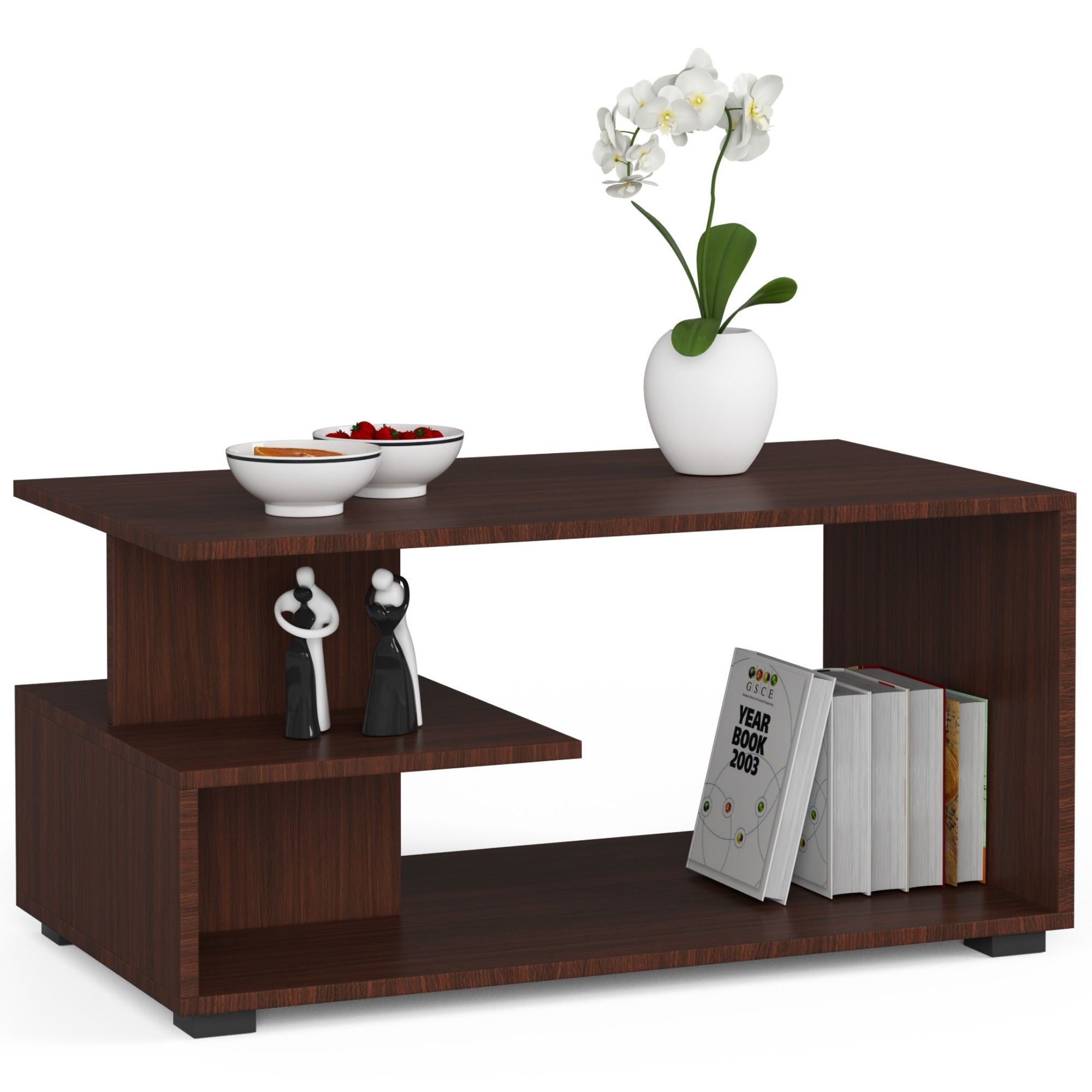 Stolik kawowy AKORD PIN Wenge 90 cm kolor Wenge mat 90x51x45 cm