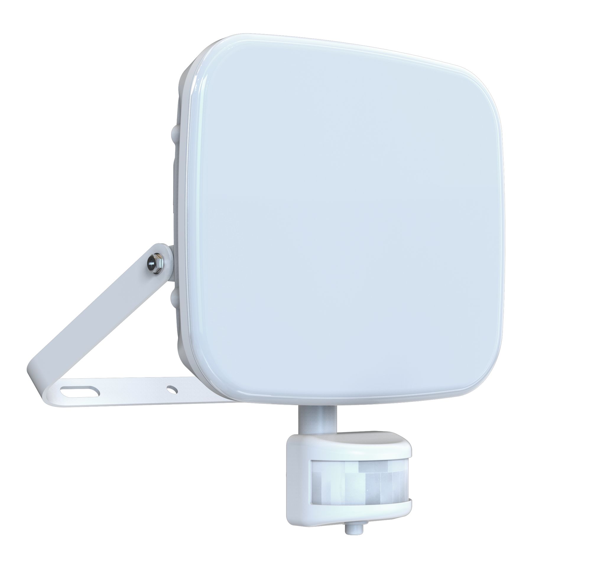 INSPIRE - Refletor fixo para exterior KANTI - LED integrado - 6750 Lm - Detector de movimento integrado - 4000 K - Branco - 2