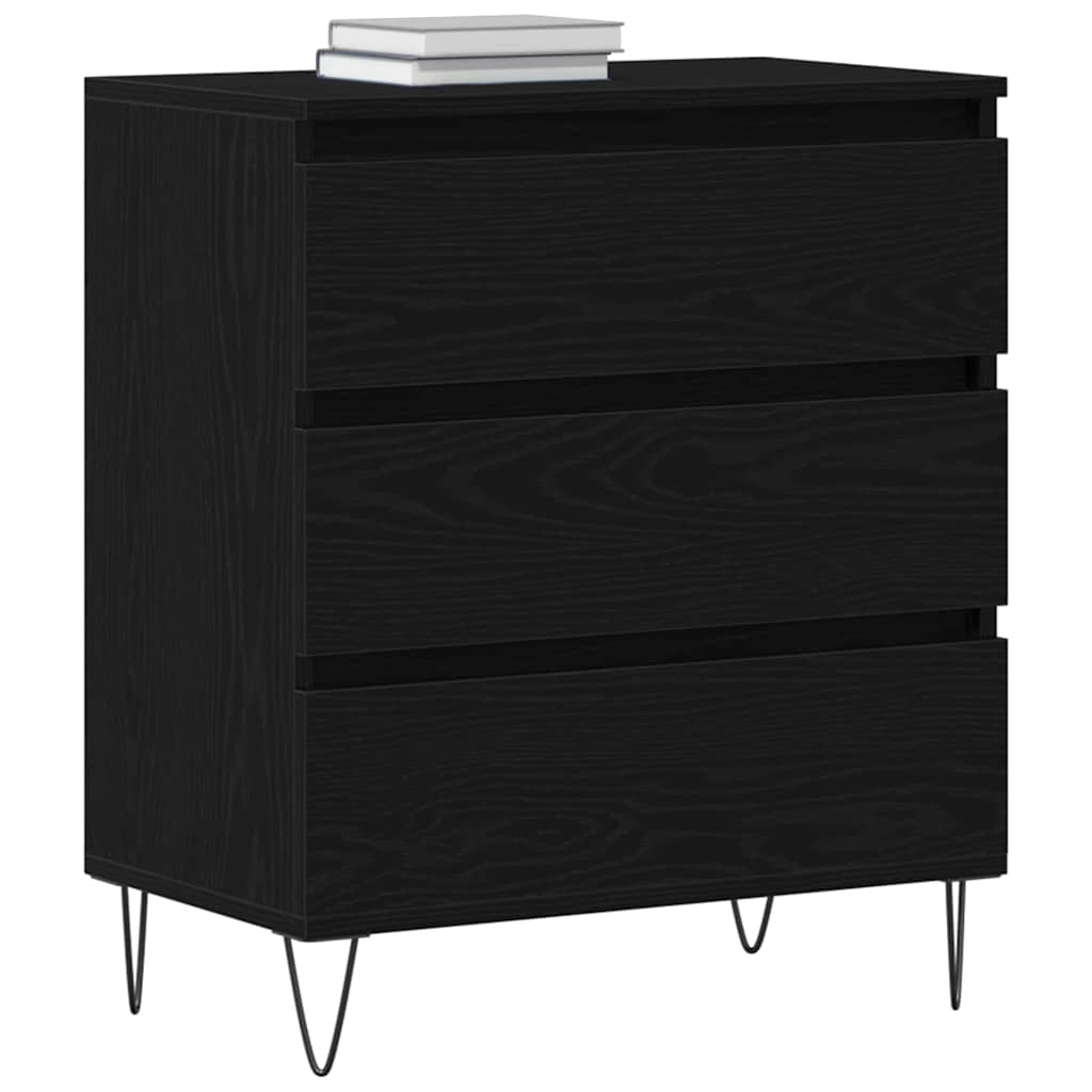 Buffet, em madeira processada, 60 x 35 x 70 cm, carvalho preto | Leroy ...