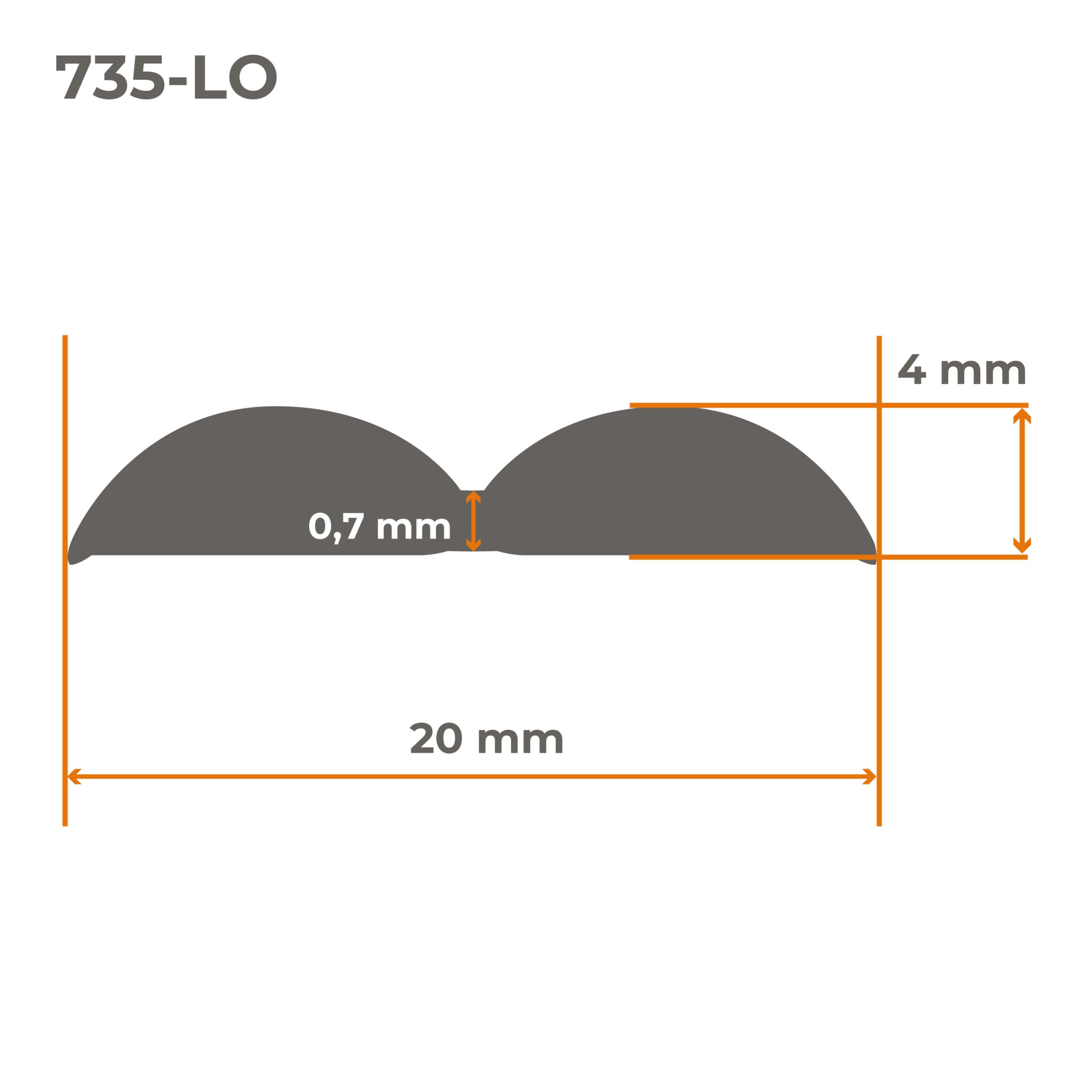 Samoprzylepna listwa ochronna 10x10 mm PVC do krawędzi profil B elastyczna - ochrona mebli i ścian, 5m, beżowy - 9